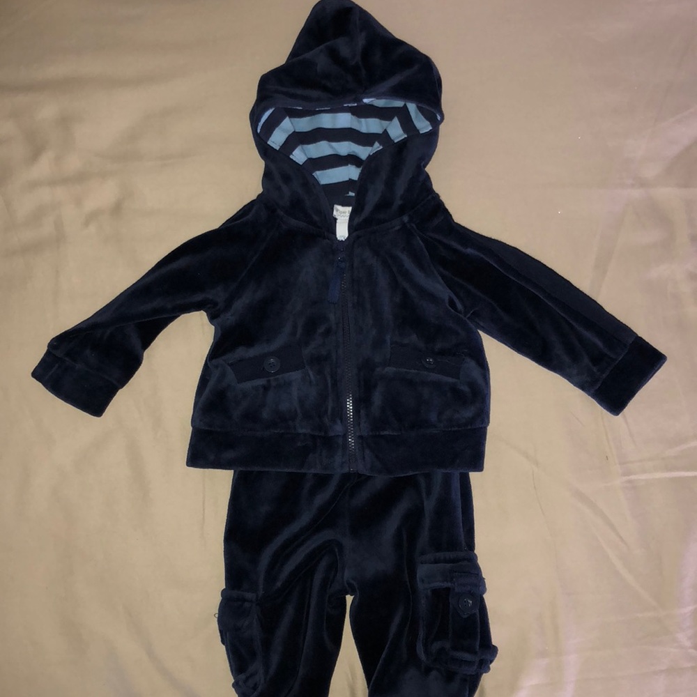Piper & Posie Velour Track Suit